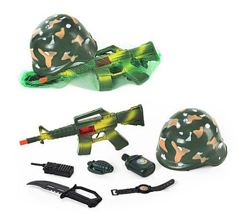 Набор военного с каской (8011-)